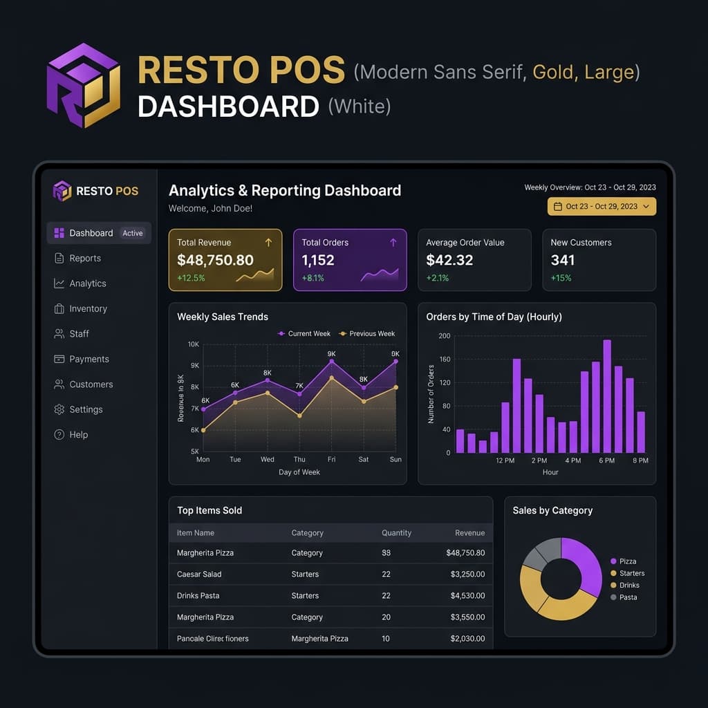 RestoPOS Analytics Dashboard